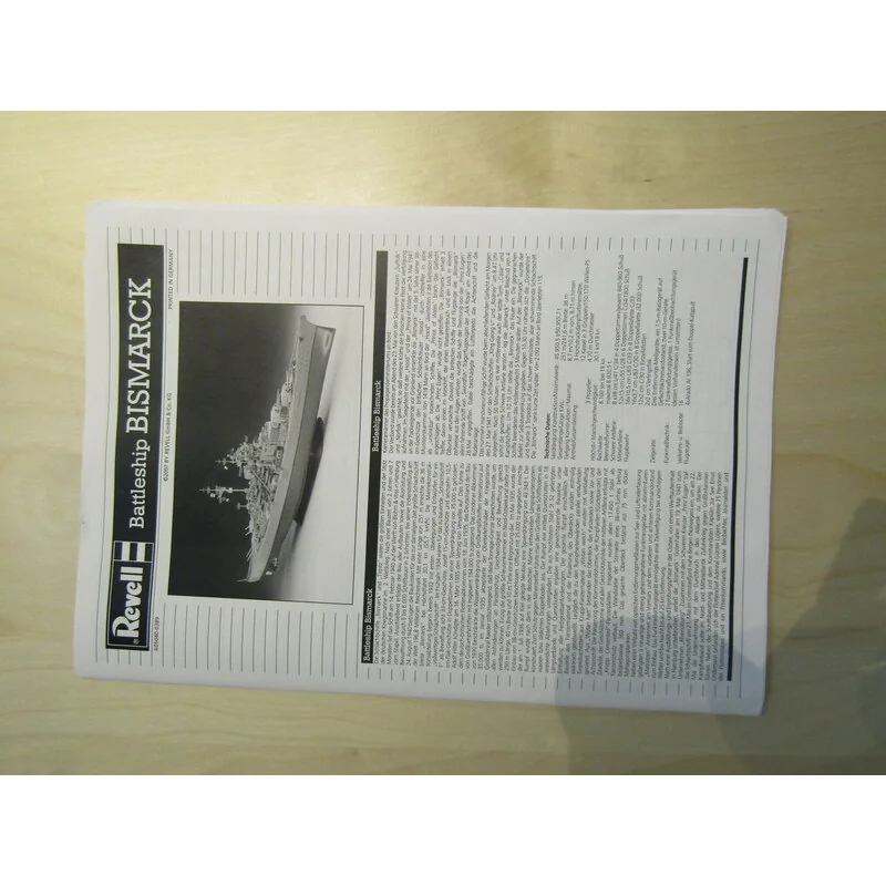 1:350 Battleship Bismarck