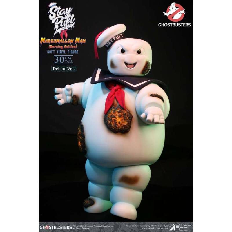 Ghostbusters Stay Puft Marshmallow Man Burning Deluxe Edition Af