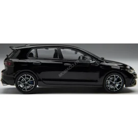 VOLKSWAGEN GOLF 8 2021 DEEP PEARL BLACK Miniatuur 