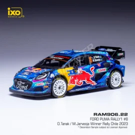 FORD PUMA RALLY 1 8 TANAK/JARVEOJA WRC RALLYE DU CHILIE 2023 Miniatuur 
