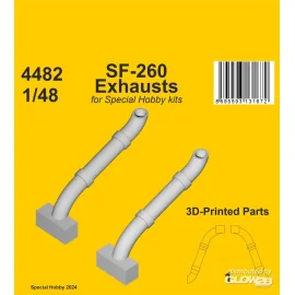 SF-260 Exhausts / for SH kits Accessoire 