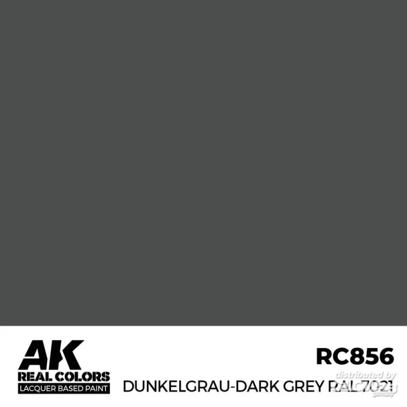 Dunkelgrau-Dark Gray RAL 7021 17 ml. Acrylverf 