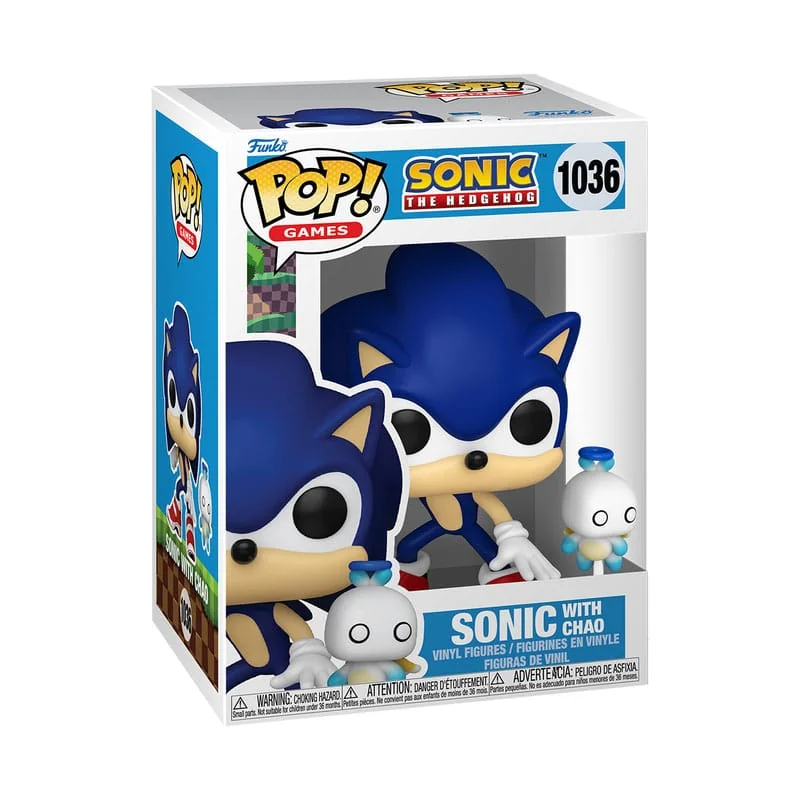 Sonic The Hedgehog POP & Buddy! Vinyl Figure Sonic w/ HChao 9 cm Pop figuren