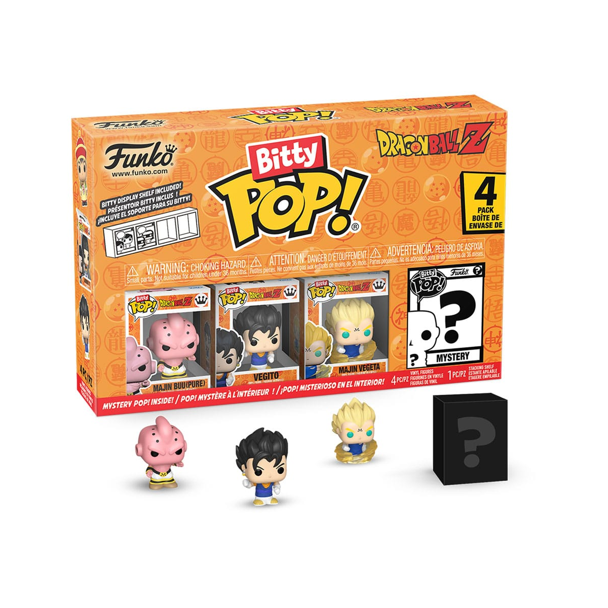 DRAGON BALL Z - Bitty Pop 4 Pack 2.5cm - Kid Buu Pop figur 