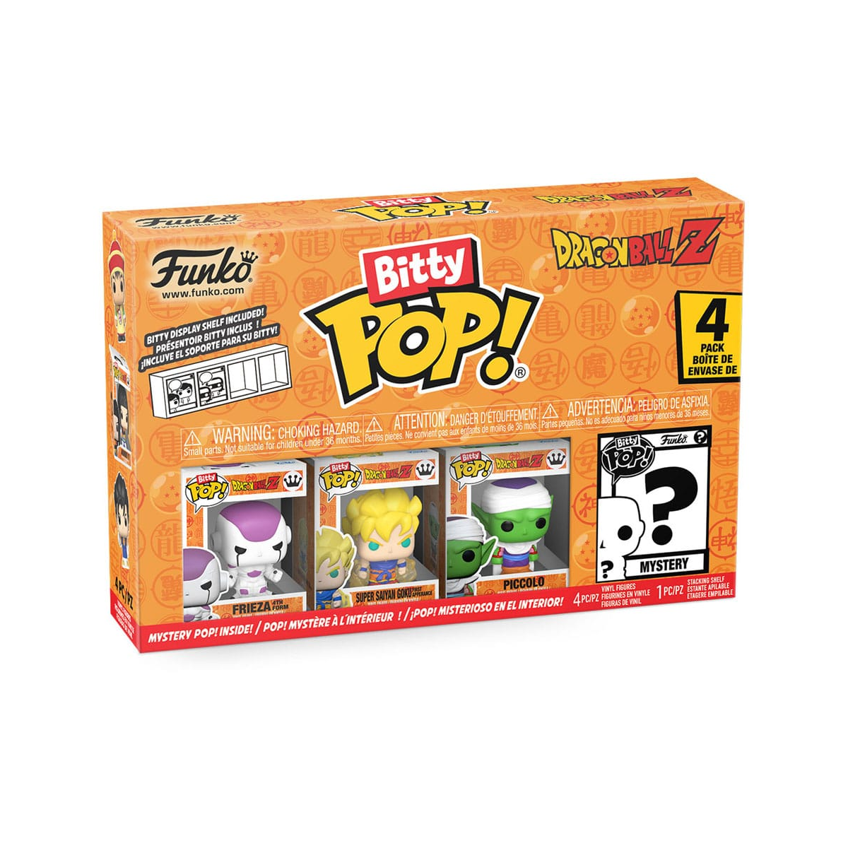DRAGON BALL Z - Bitty Pop 4 Pack 2.5cm - Frieza Pop figuren