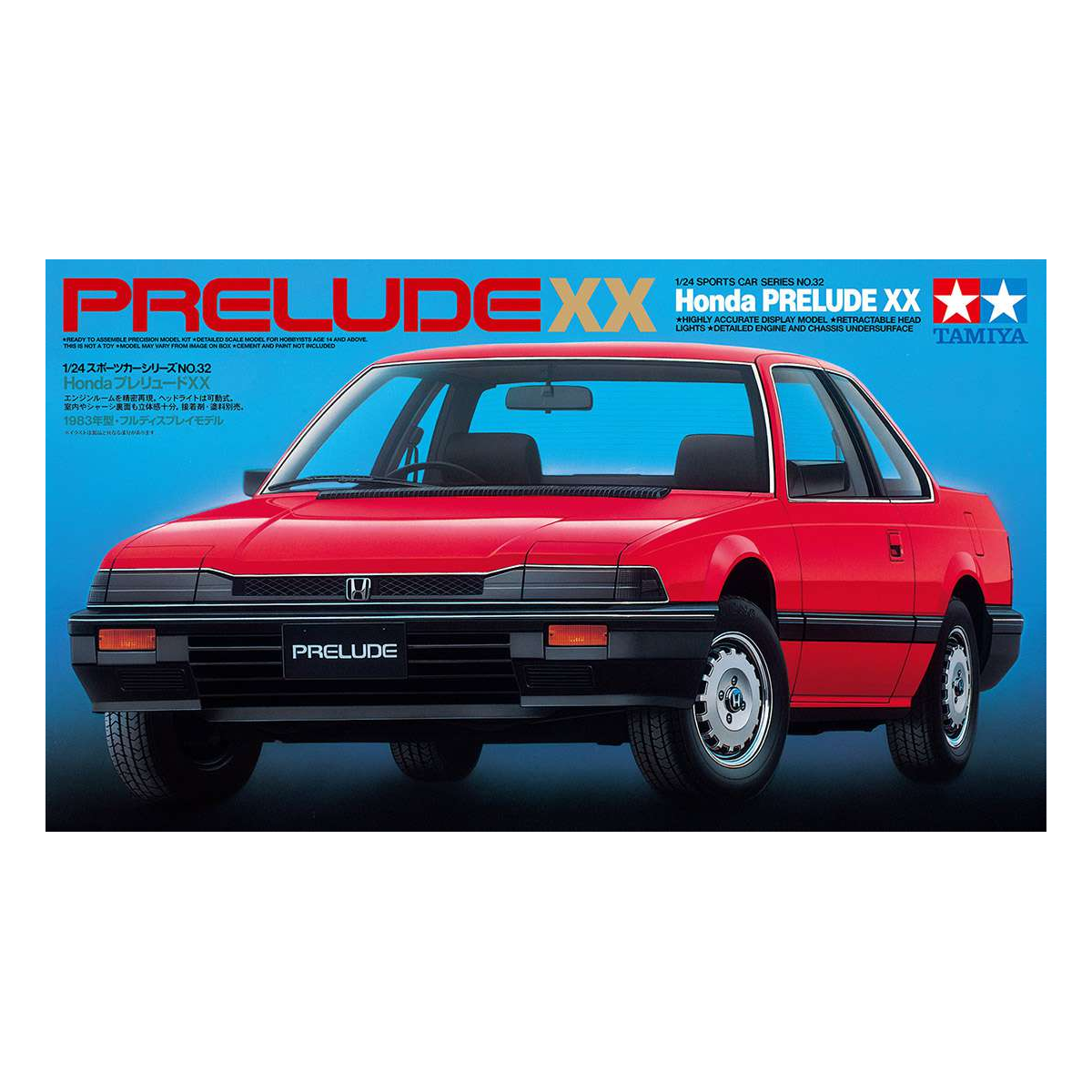 Honda Prelude XX Modelauto bouwpakket