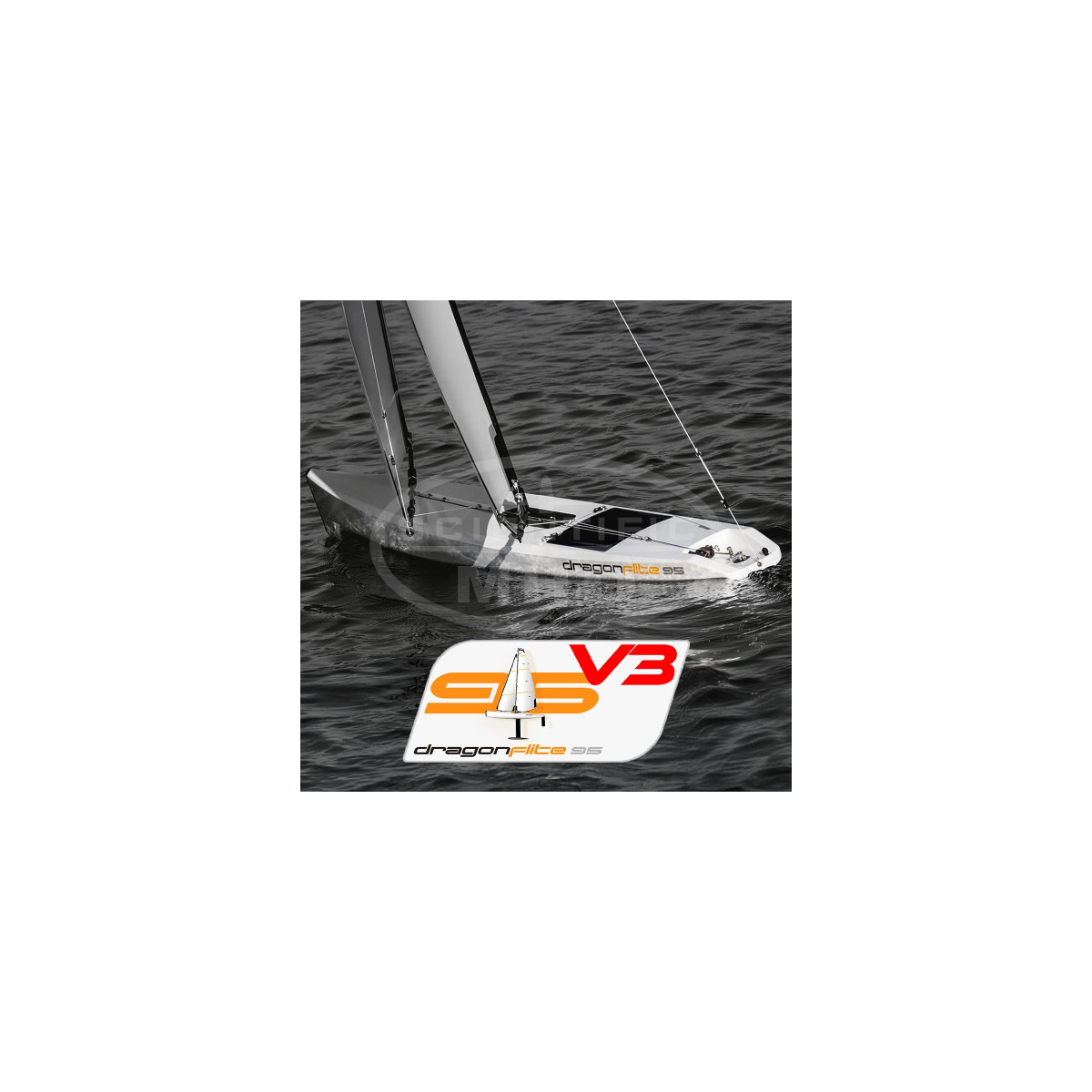 Dragon Flite 95 V3 PNP RC Sailboat 