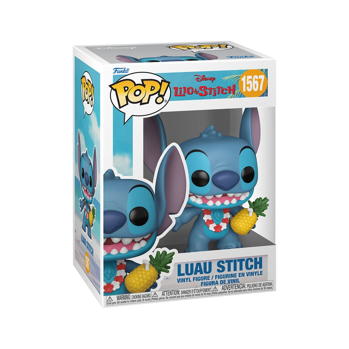 Lilo and Stitch POP! Vinyl Figure Luau Stitch 9 cm Pop figuren