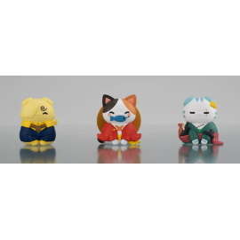 One Piece - Mega Cat Project pack 3 trading figures Nyan Piece Nyan! Happy Trio 2024 Limited Ver. 3cm 