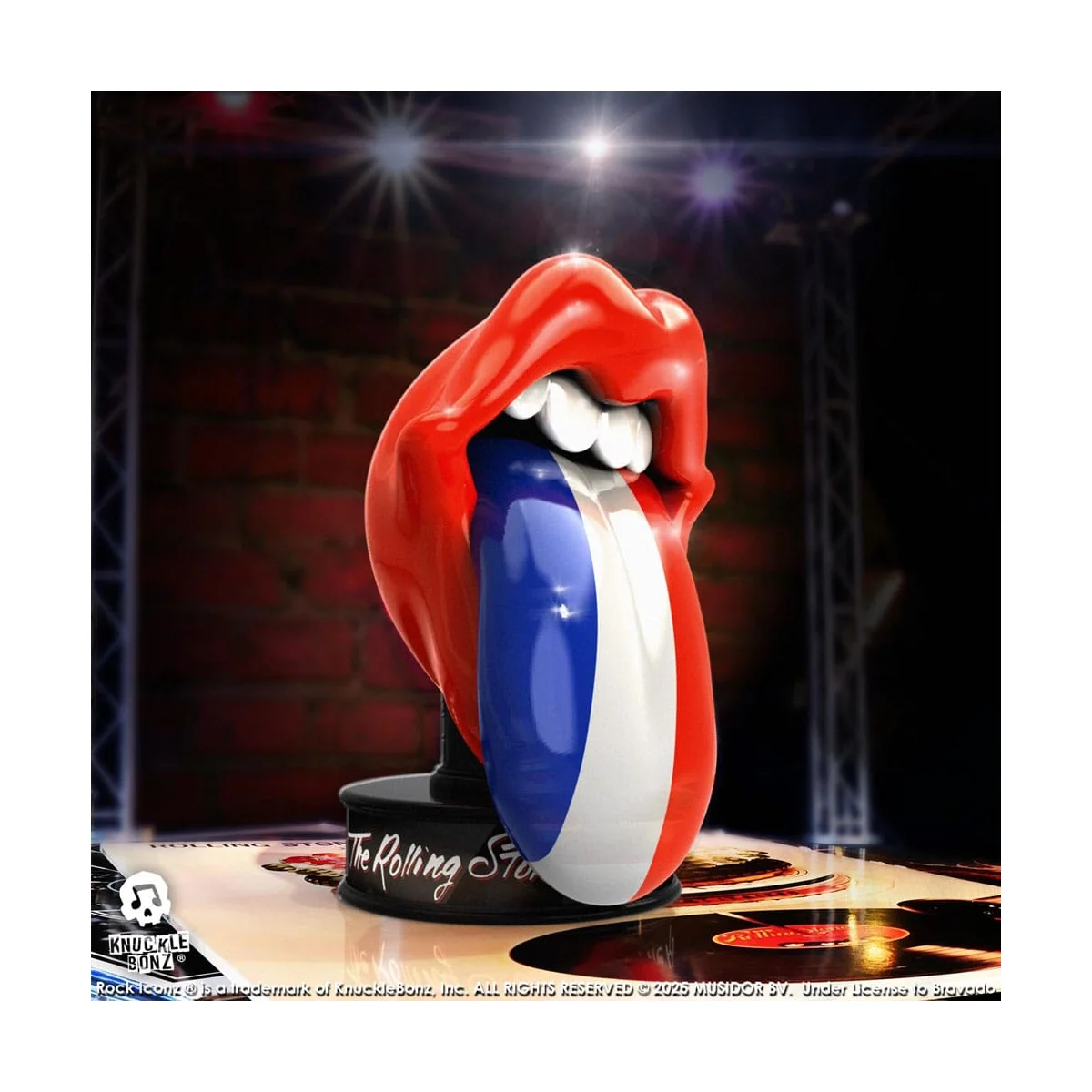 Rolling Stones - 3D Vinyl Licks statuette (France Version) 22 cm Knucklebonz