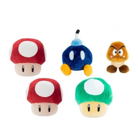 Mario Plush Mocchi Mocchi Junior Asst 5pcs 