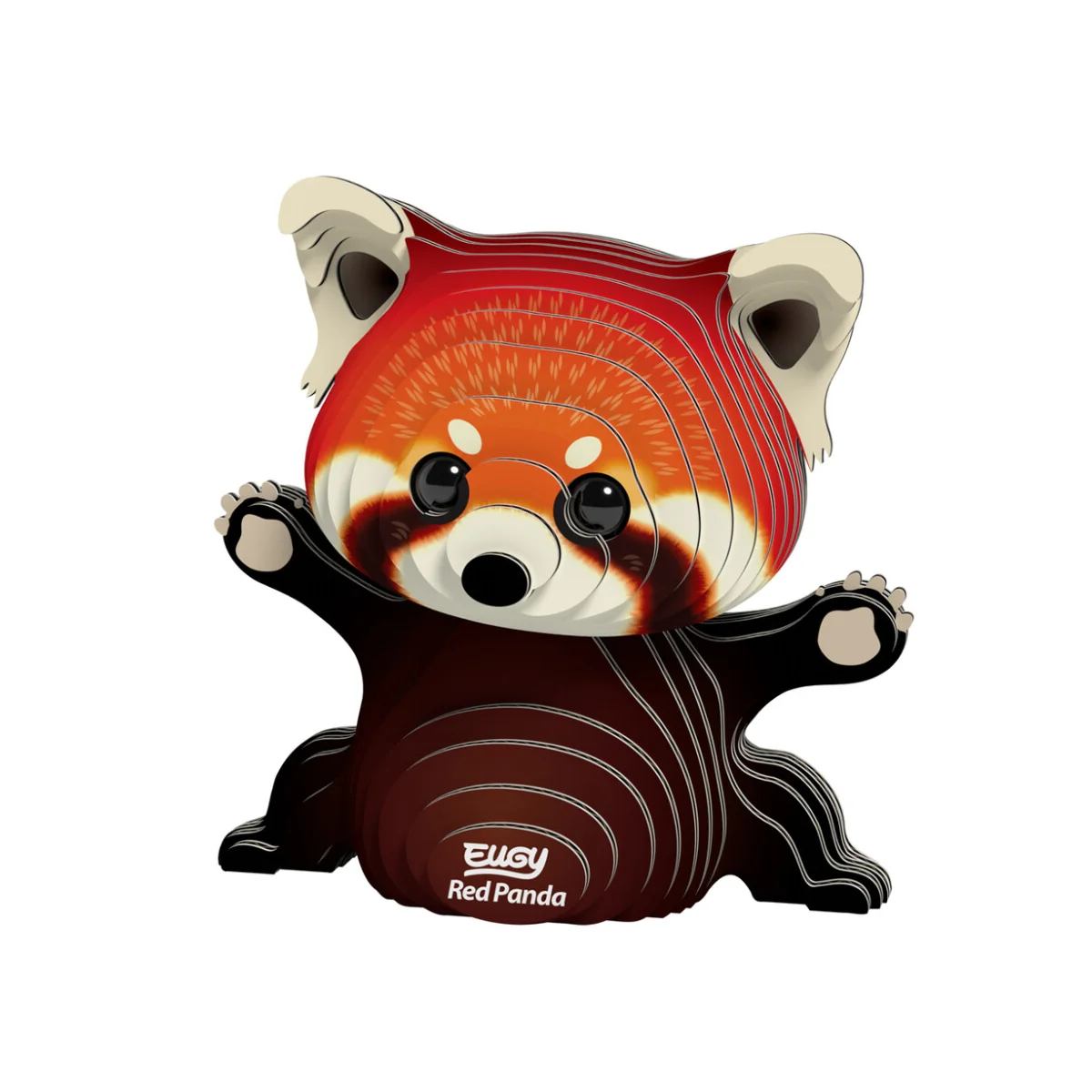Eugy 3D Model: WILD DIER / RODE PANDA 6,3x6,4x6,3cm, karton, in doos, 6+ 