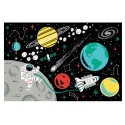Mudpuppy Puzzle: Glow-in-the-Dark Space 45x30cm, 100 stukjes, in een doos van 19x13x9cm, 5+ Mudpuppy Puzzle: Glow-in-the-Dark Space 45x30cm, 100 stukjes, in een doos van 19x13x9cm, 5+