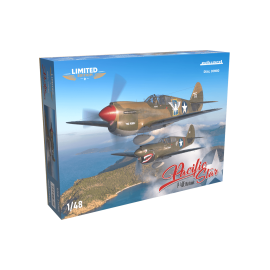 EDUARD: 1/48; PACIFIC STAR P-40E Warhawk DUAL COMBO - The Limited edition kit of the US fighter aircraft P-40E Warhawk 
