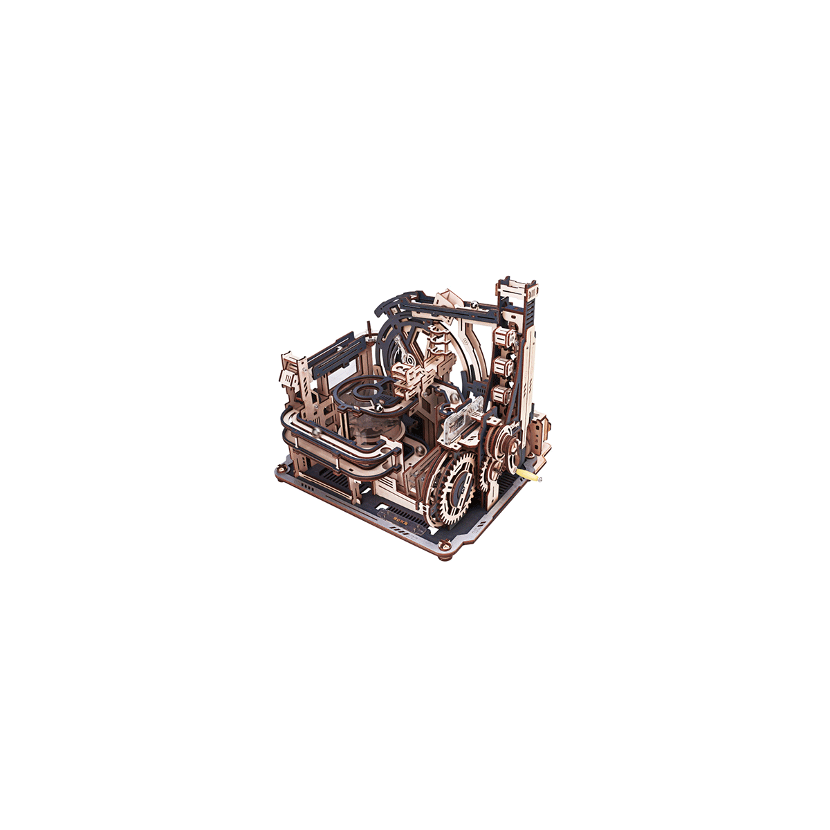 Puzzle 3d 3D wooden puzzle ROKR Marble Spaceport Marble Run LGC01 