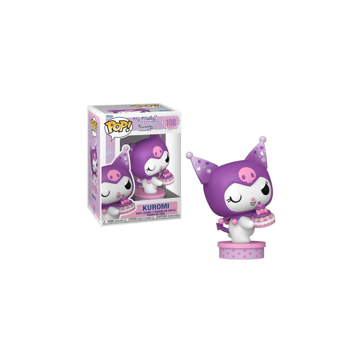 KUROMI 20TH ANNIVERSARY - POP N° 108 - Kuromi with Cake 