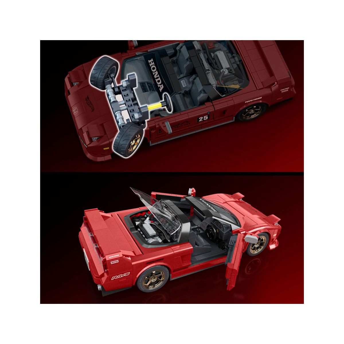 MATTJFT17 Mattel Brick Shop building set Hot Wheels Elite Series 1/16 '90 Acura NSX