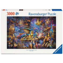 Puzzel Ravensburger - Dragon's Library puzzle (3000 pieces) 