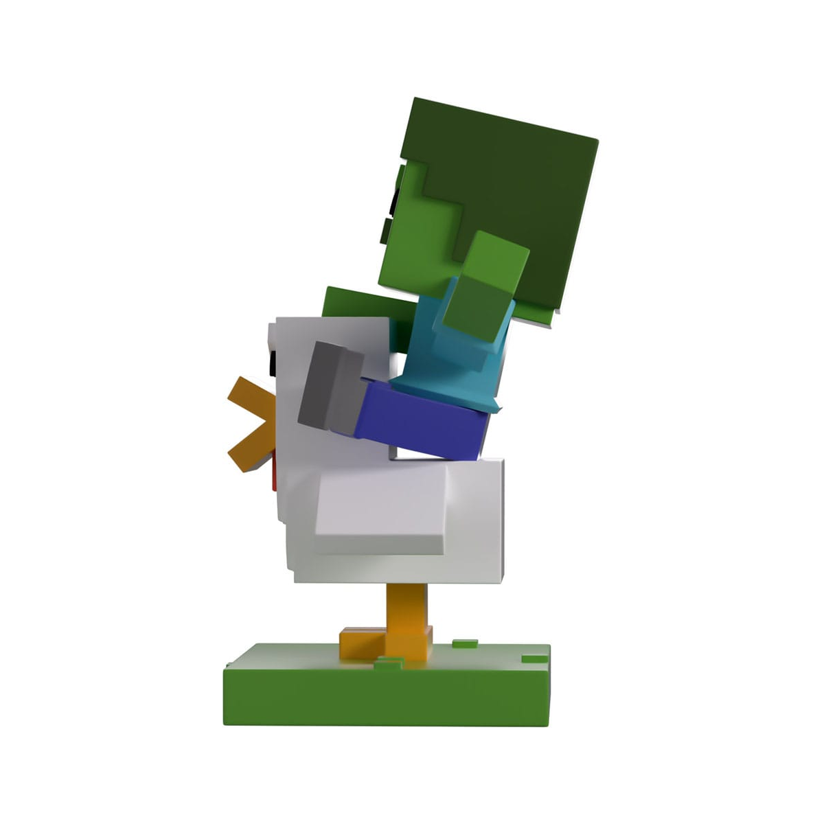 YOTO43429 Minecraft - Vinyl figure Chicken Jockey 12 cm