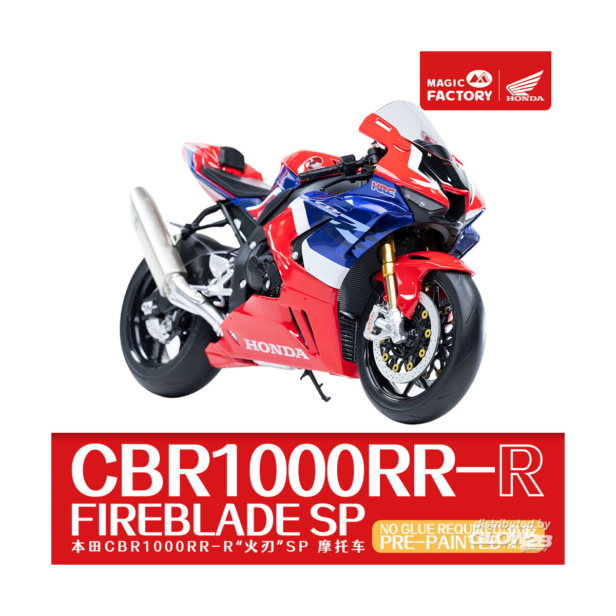 Honda CBR1000RR-R Fireblade SP(pre-colored and snap-fit) Motorfiets schaalmodellen