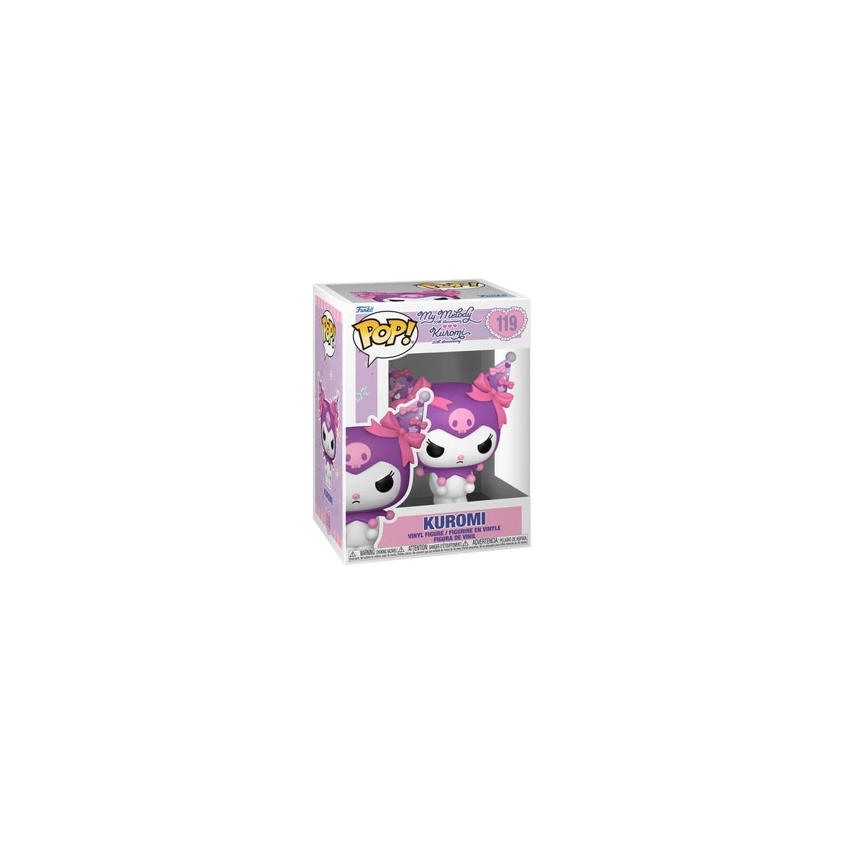 KUROMI 20TH ANNIVERSARY - POP Sanrio No. 119 - Kuromi Grumpy Pop figuren