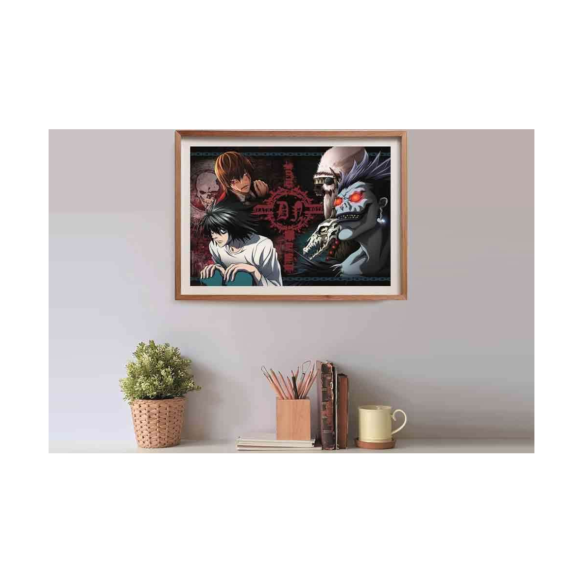 Puzzel Anime Puzzle Collection - Cube500 - Death Note: Logo - Jigsaw Puzzle 500 Pcs Clementoni