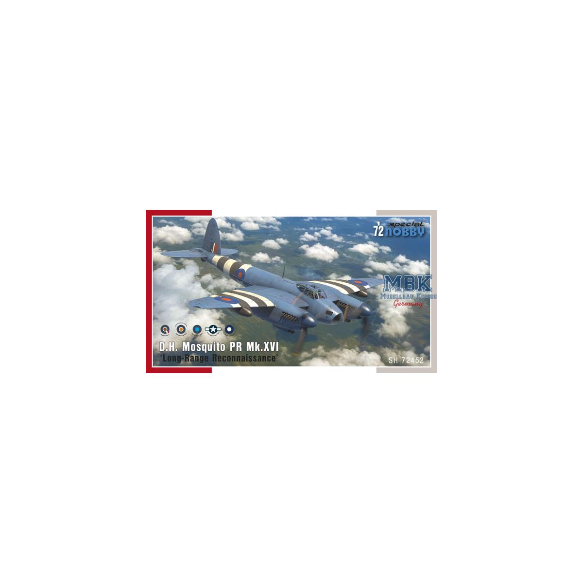 DH. Mosquito PR Mk.XVI ‘Long-Range Reconnaissance’ Schaalmodel 