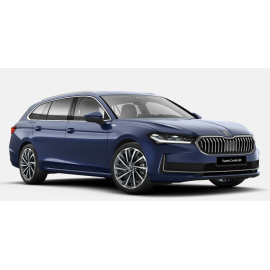 SKODA SUPERB COMBI L&K 130 EDITION COBALT BLUE 2024 1/18 