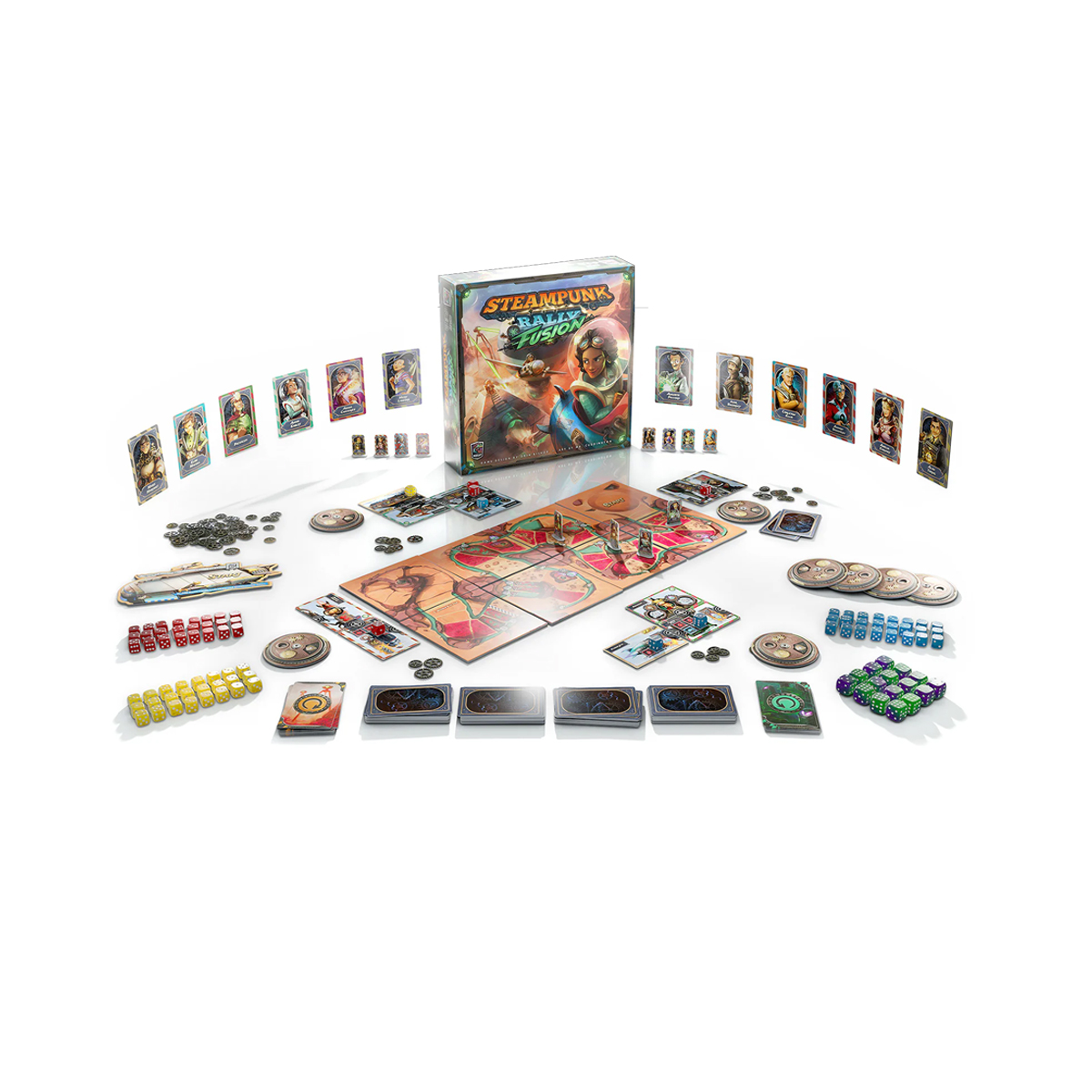 Steampunk Rally Fusion Bordspellen