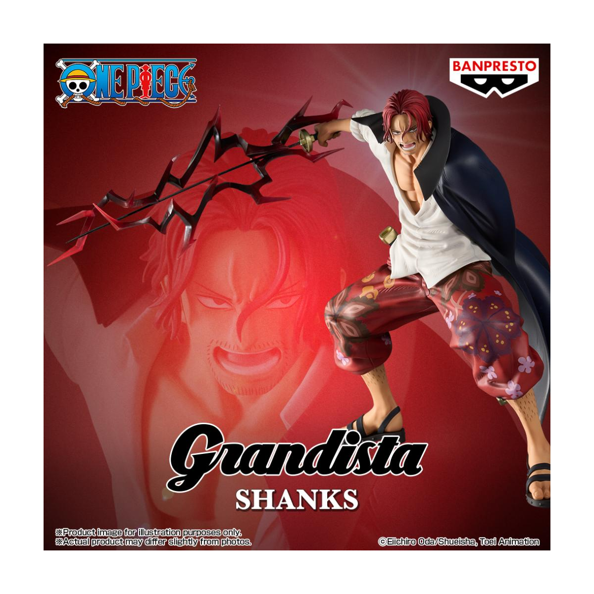 ONE PIECE - Shanks - Grandista Figure 22cm