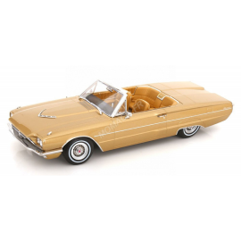 FORD THUNDERBIRD CONVERTIBLE 1966 GOLD METALLIC Miniatuur 