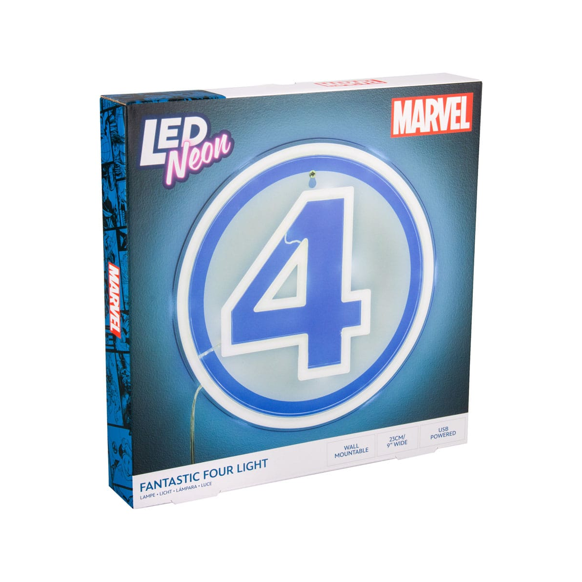 PP14789MUVN Fantastic Four Logo Neon LED Wall Lamp