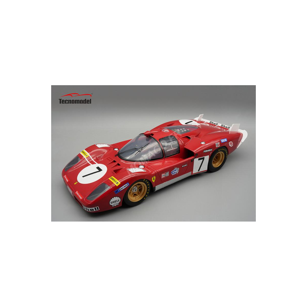 FERRARI 512 S LONG TAIL SEFAC 7 BELL/PETERSON 24H DU MANS 1970 