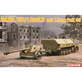 SD. KFZ. 251/1 AUSF. D MIT 7.5CM PAK 40 (2in1) 
