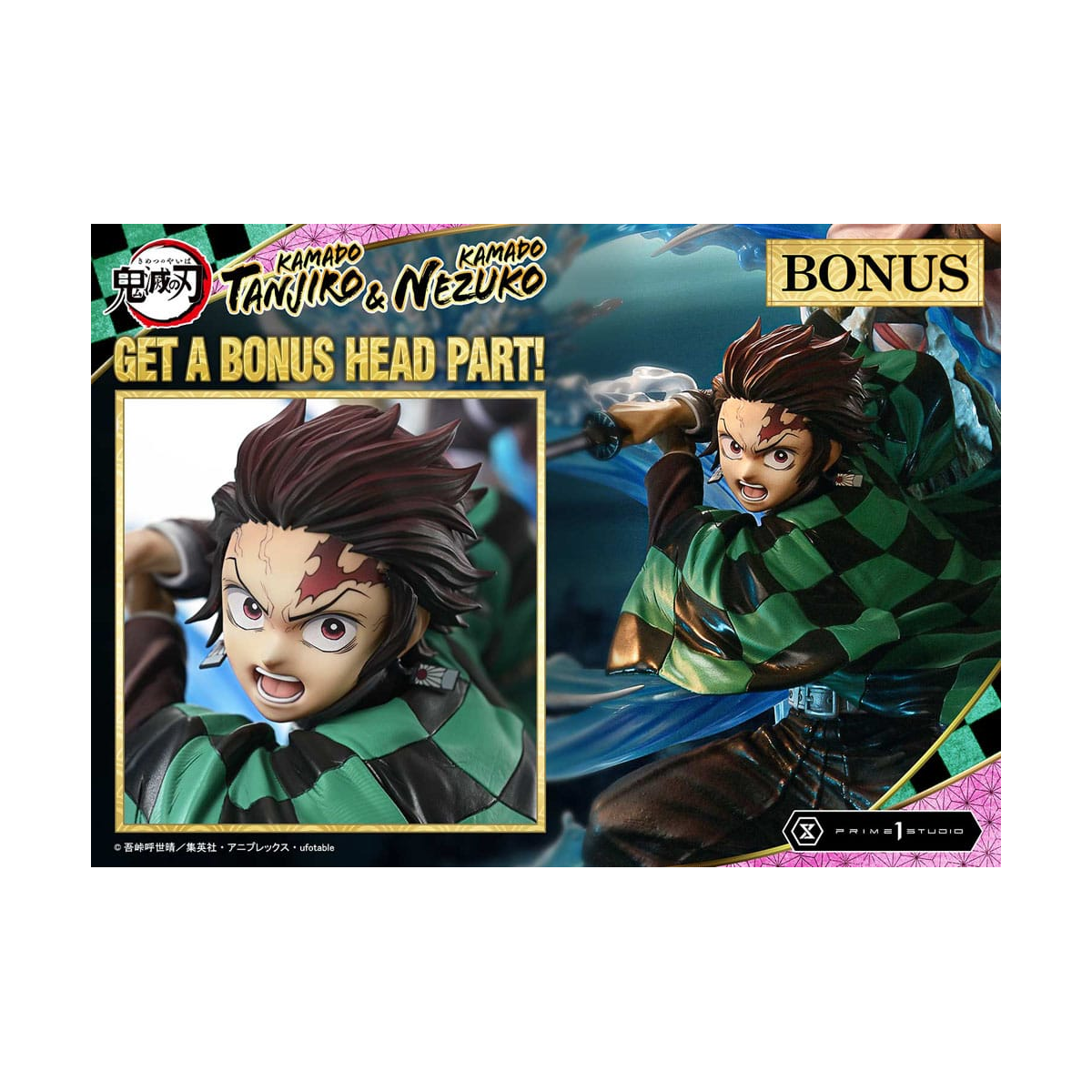 Demon Slayer: Kimetsu no Yaiba Concept Masterline Series 1/6 Nezuko & Tanjiro Ultimate Bonus Ver. 56cm Prime 1 Studio