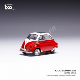 1959 BMW ISETTA RED/WHITE Miniatuur 