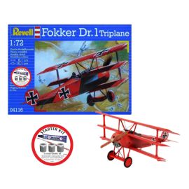Starter Kit Fokker DR.1 Triplane Schaalmodel 