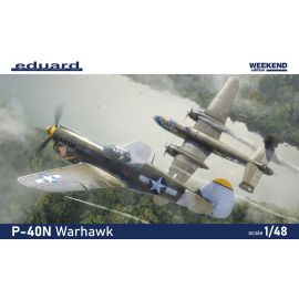 EDUARD 84210 EDUARD-WEEKEND P-40N WARHAWK (FOR 84210) 1/48 Schaalmodel 