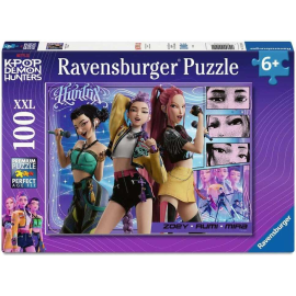 KPop Demon Hunters puzzle for children Happy fans, happy Honmoon! (100 XXL Pieces) Puzzel 