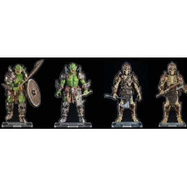 Mythic Legions Acrylic Standees pack of 4 Villainous Set A 3 cm 