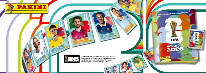 Panini FIFA World Cup 2026 stickercollectie met officieel album en stickers